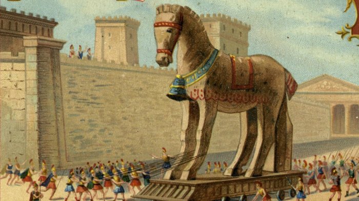 A sort of trojan odyssey